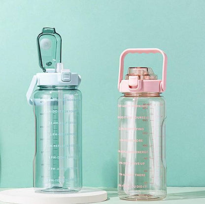 Combo: Clear Motivational Bottle (2 pcs)