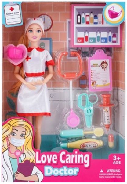 Professional Nurse Doll Playing Set