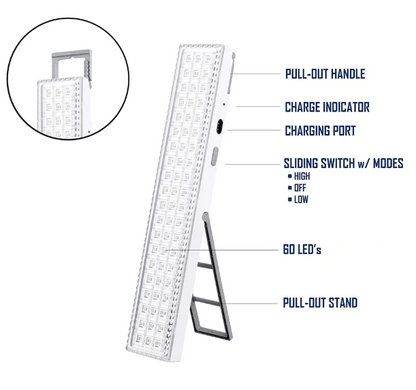 Rechargeable Long Length Emergency Light