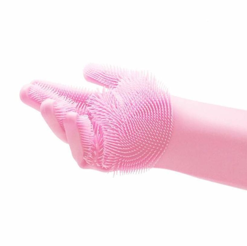 Multifunctional Silicone Pet Scrub Gloves