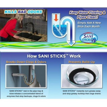 Drain Cleaner Stick Set (12 pcs)