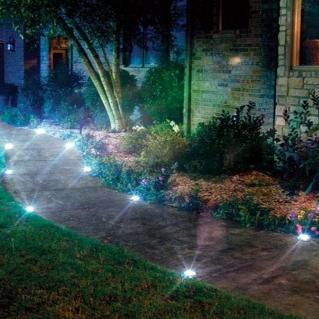 LED Solar Pathway Lights (4 pcs)