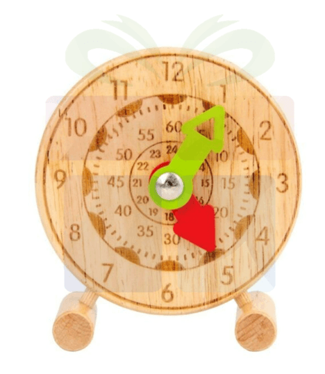 Wooden Cognitive Mini Clock – DMC Wholesale