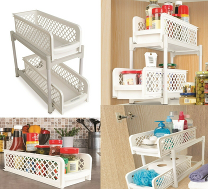 Sliding Basket Drawers (2 Tier)