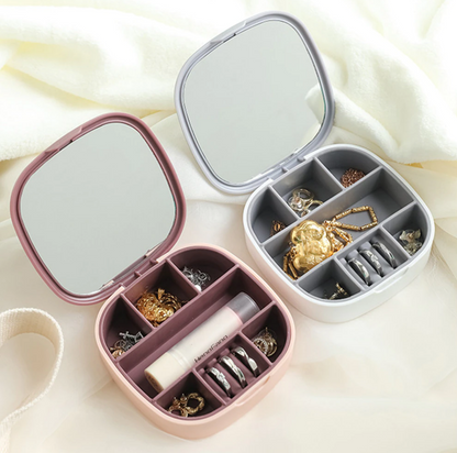 Jewellery Storage Box With Mirror (Each)