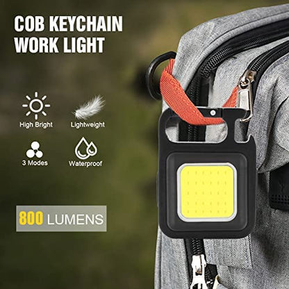 Mini 800 Lumens COB Keychain (Buy 1, Get 1 Free)