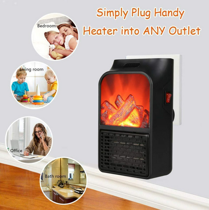 Portable Electric Flame Heater (1000W)