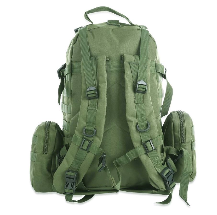 Travel Camping Bag With Three Molle Bags (Green)