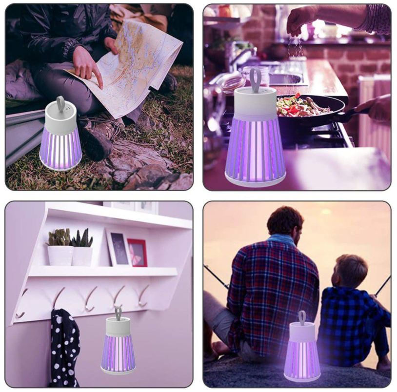 Electric Mosquito Zapper Lamp (Rechargeable)