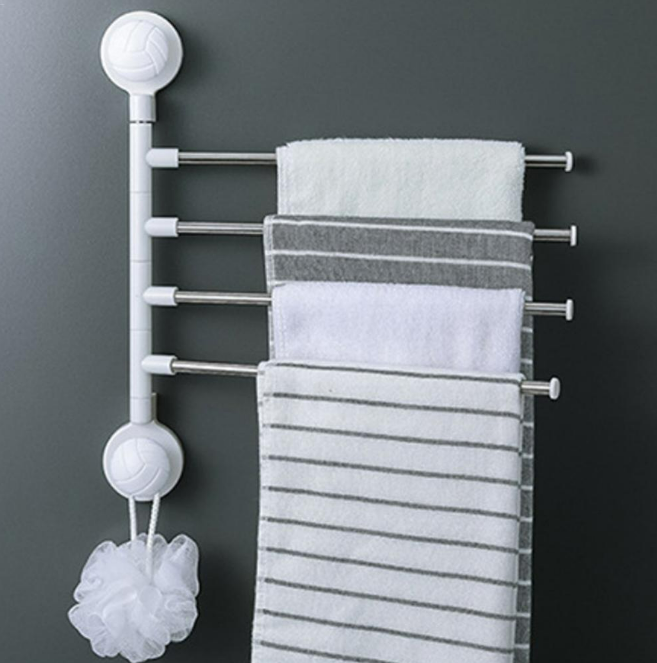 Suction Cup Towel Rack