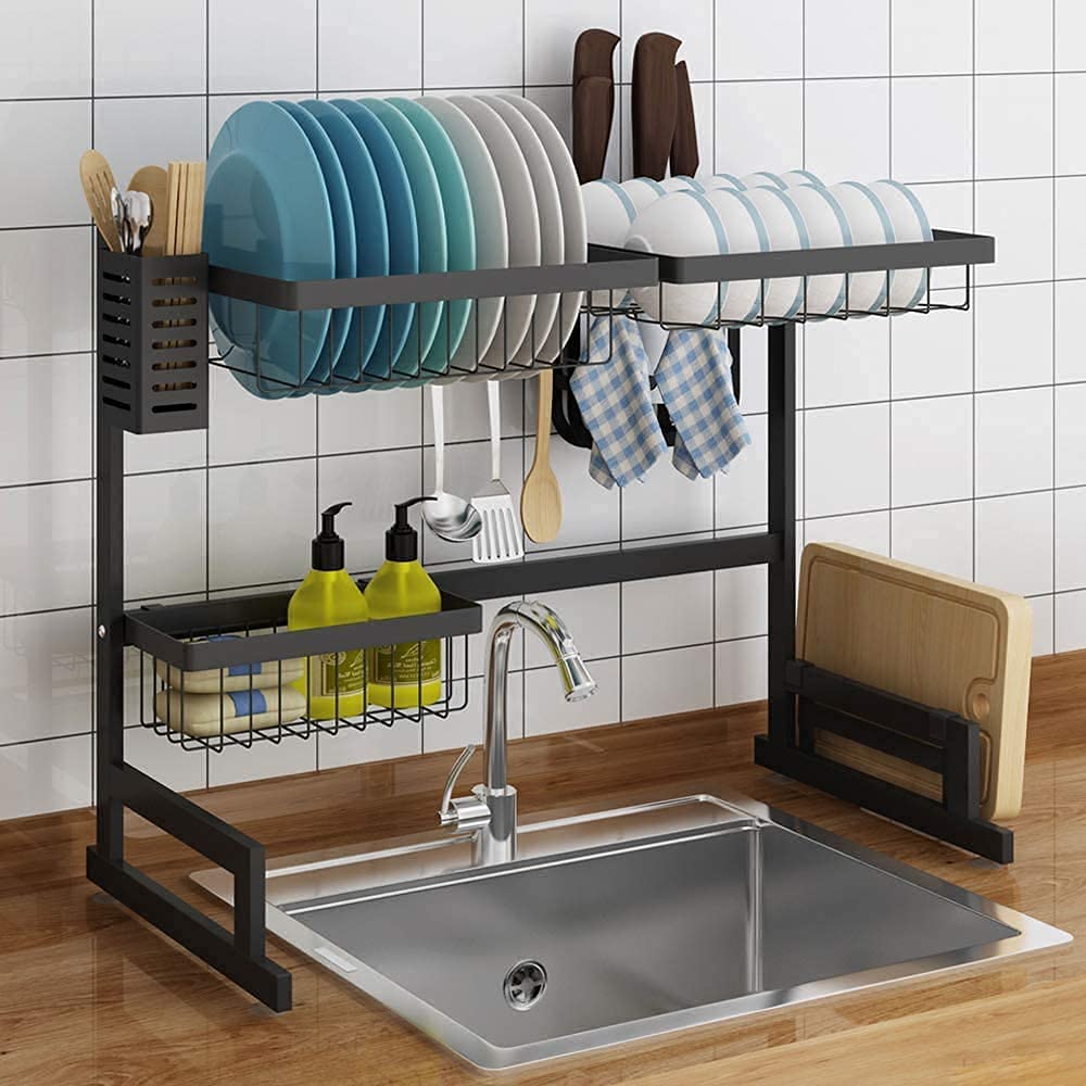 Space Saving Dish Draining Rack (85cm)