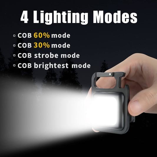 Mini 800 Lumens COB Keychain