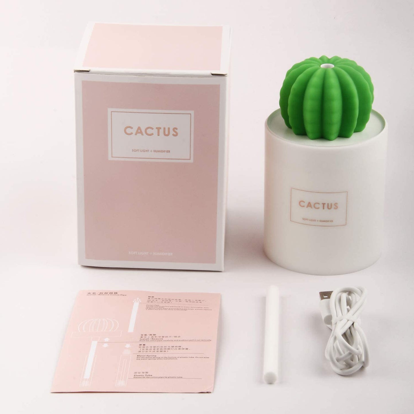 USB Cactus Humidifier (280ml)