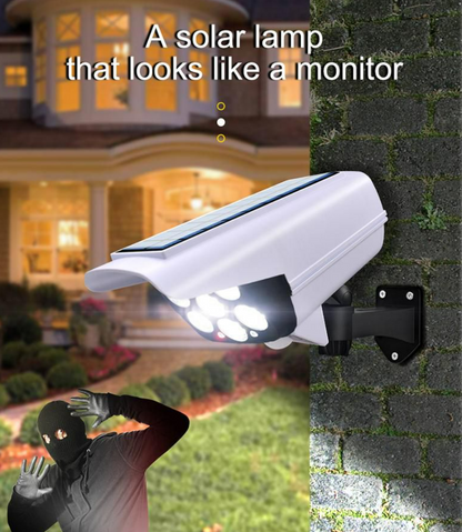 Outdoor Solar Sensor Dummy Camera Light