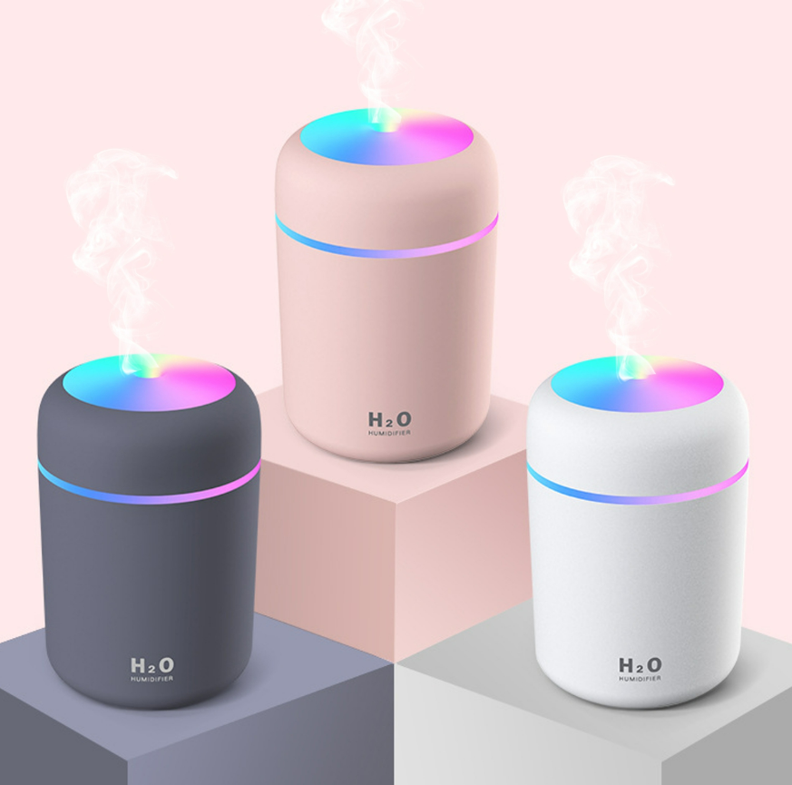 Colorful Cool Mini Humidifier (300ml)