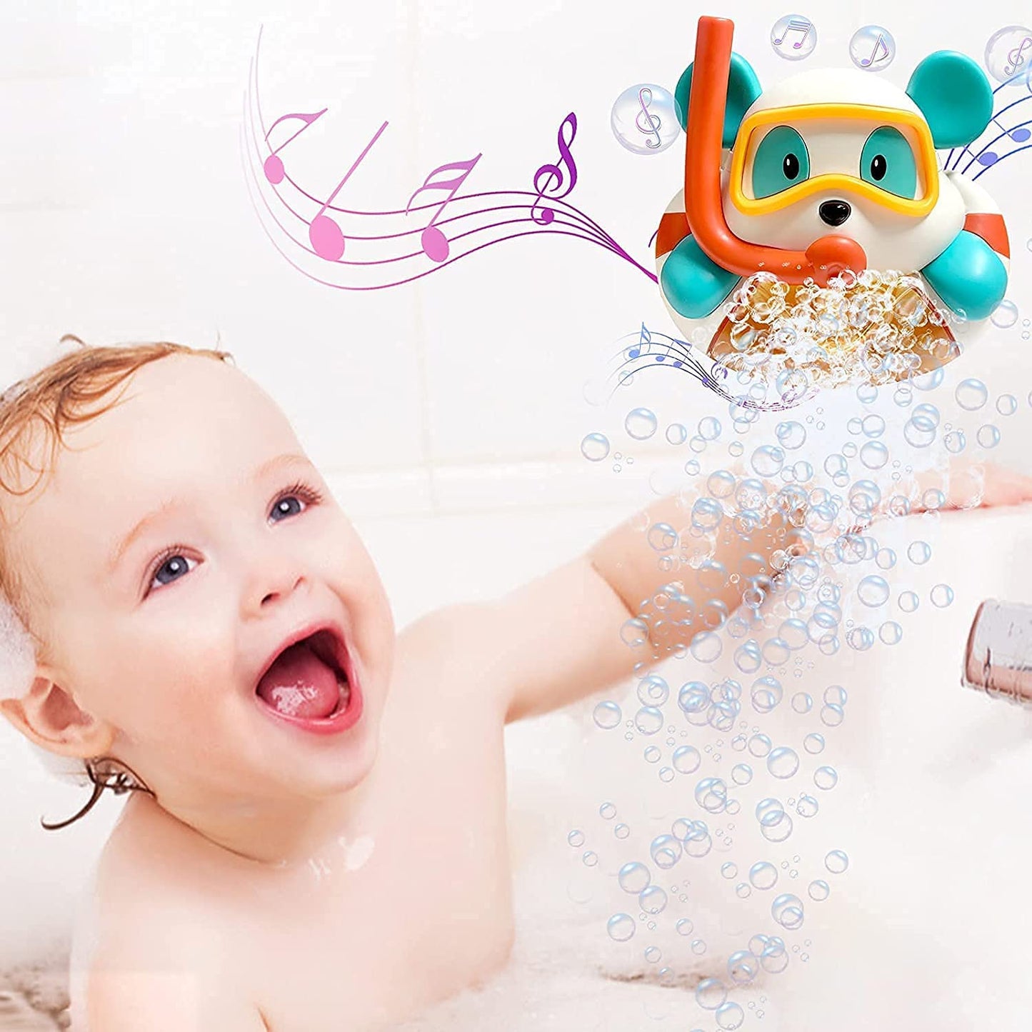 Automatic Bubble Blower Baby Bath Toy