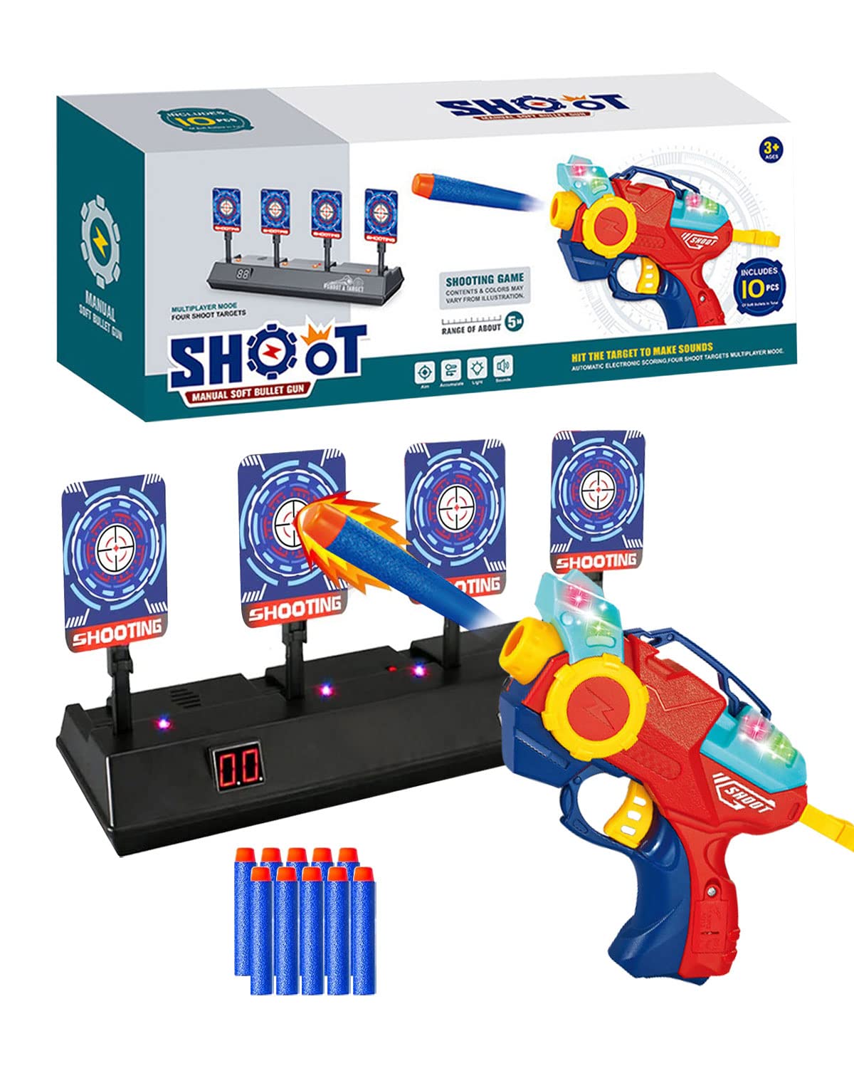 Soft Air Gun Toy Gun with Bullet Shooting Game