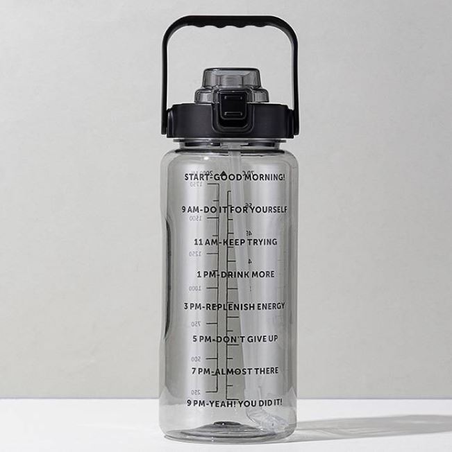 Combo: Clear Motivational Bottle (2 pcs)