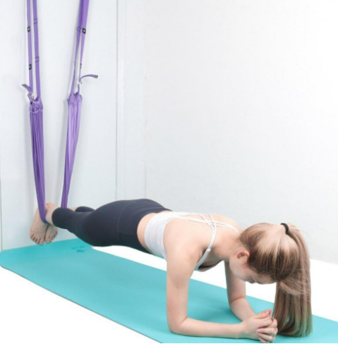 Adjustable Aerial Yoga Strap Hammock Swing