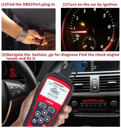 Scanner Car Code Reader Tester Diagnostic