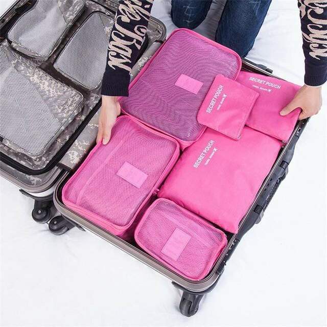 Laundry Travel Organiser Set (6 pcs)