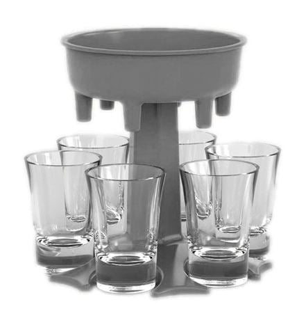 Liquor Shot Dispenser (8pcs)(Grey)