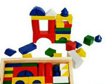 Geometric Wooden Blocks (26 pcs)