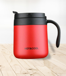 Double Steel Thermos Coffee Mug (500ml)