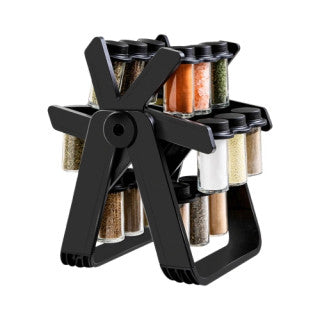 Jar Rotating Spice Rack (18 pcs)