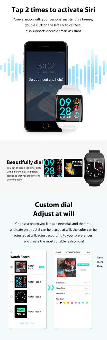 Smart Watch with Wireless Earbuds