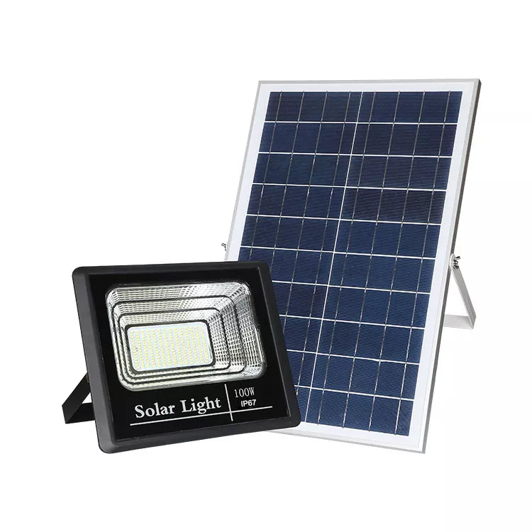 LED Solar Floodlight with Solar Panel (600W)