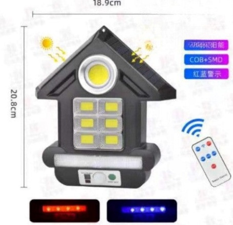 Multi Light Motion Sensor Solar Wall Lamp