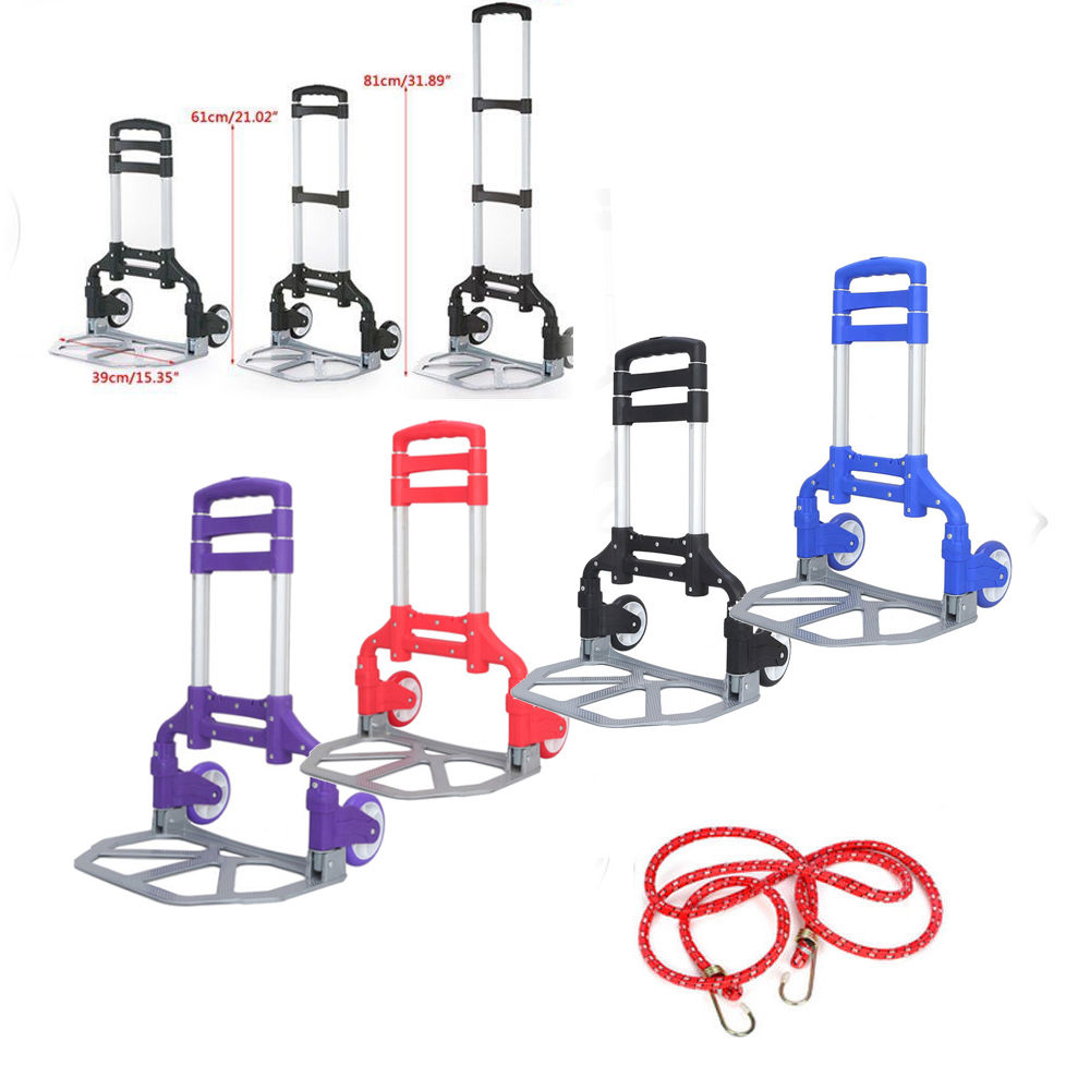 Aluminium Folding Portable Heavy Duty Push Trolley