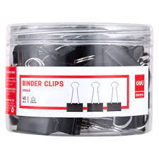 Binder Clips (25mm)(48 pcs)(Black)