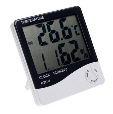 Digital Temperature And Humidity Thermometer Indoor Clock