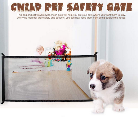 Ingenious Child Pet Safety Mesh Gate