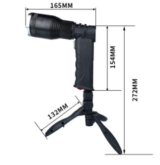 Multifunctional Hand-Held Strong Pistol Light With Tripod