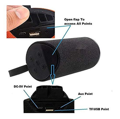 Splash Proof Portable Bluetooth Speaker