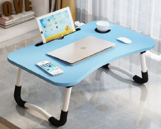 Portable Foldable Laptop Table (Black)